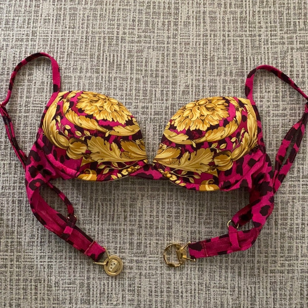 Vintage Versace swim bra. Size: Small